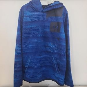 Under Armour youth blue dri fit hoodie